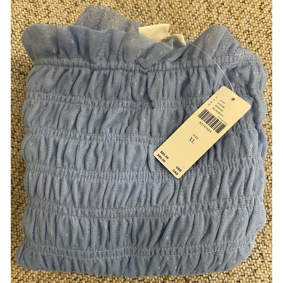Anthropologie Smocked Cami Blue NWT Size XL - Picture 9 of 13